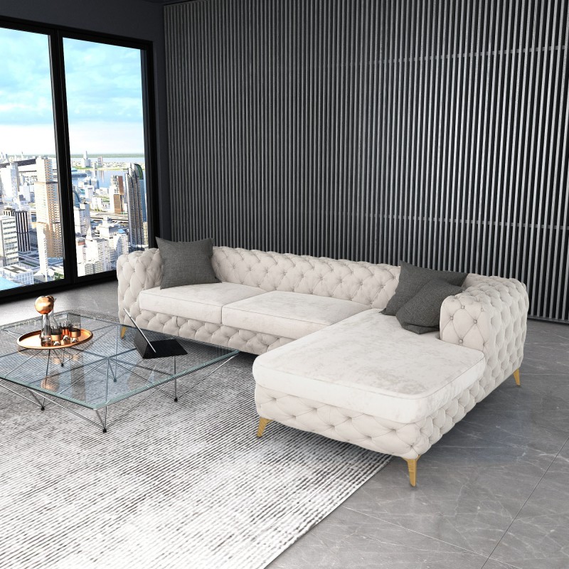 Canapé d’angle ZION en forme de L - Jusqu'à -70% - designDISTRIKT