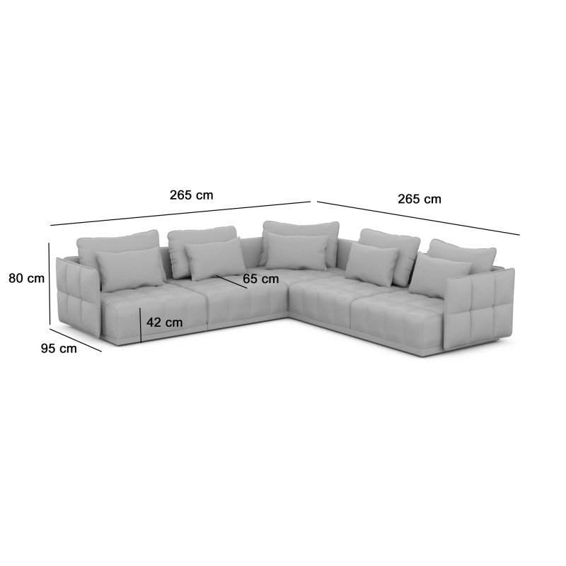Canapé d’angle CAPRI - Meubles design jusqu'à -70% - designDISTRIKT