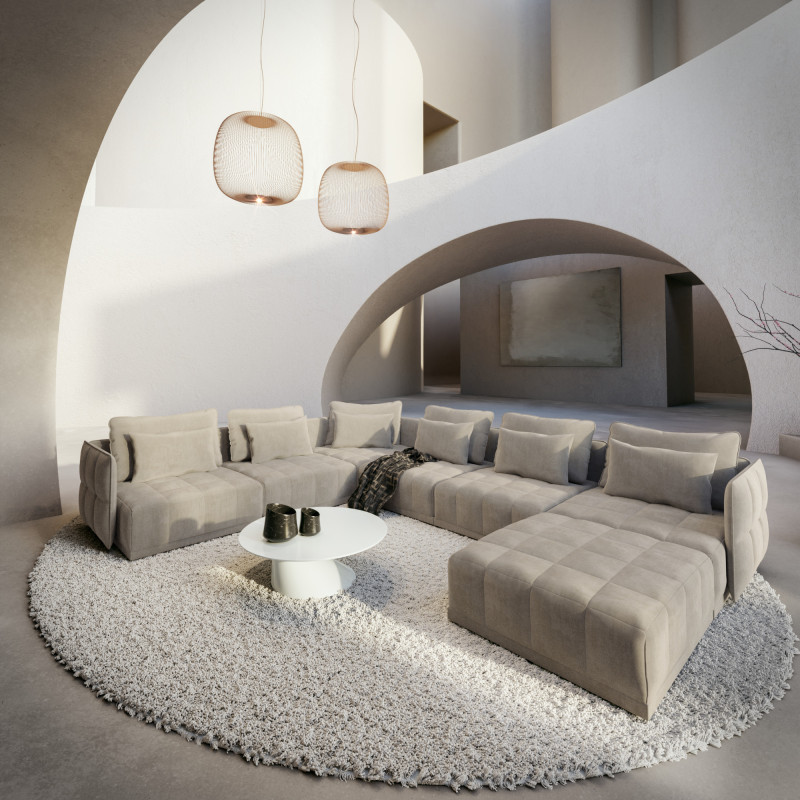 Canapé panoramique CAPRI XXL - Offres jusqu'à -70% - designDISTRIKT