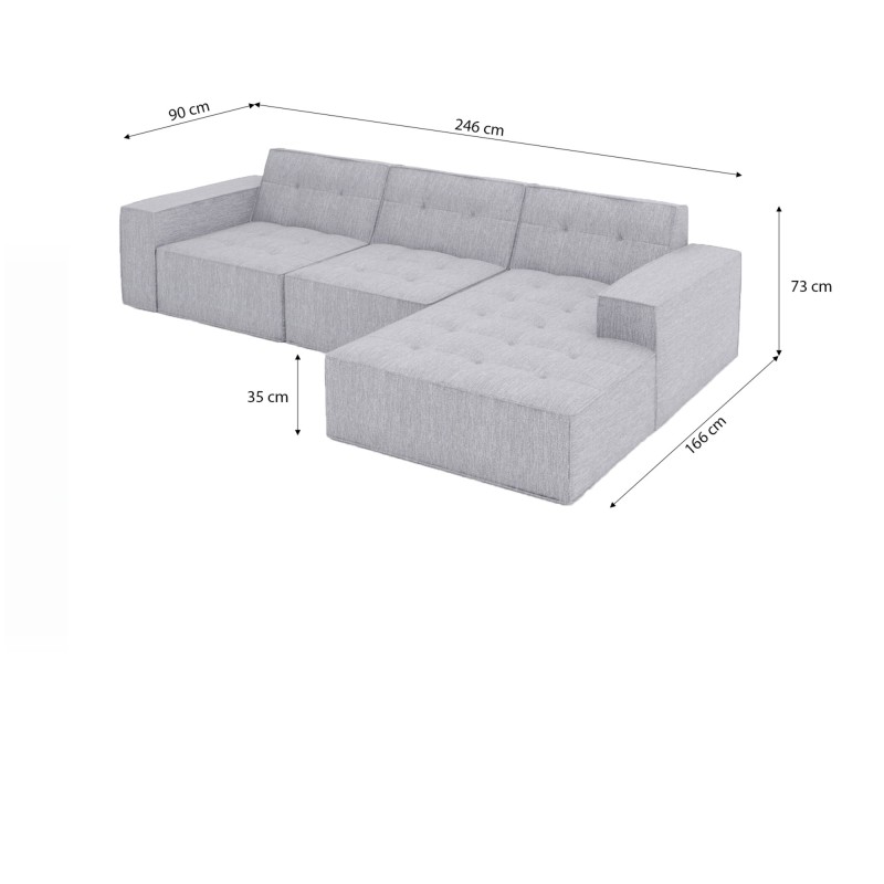 Canapé d’angle ATLANTIS en forme de L - Jusqu'à -70% designDISTRIKT