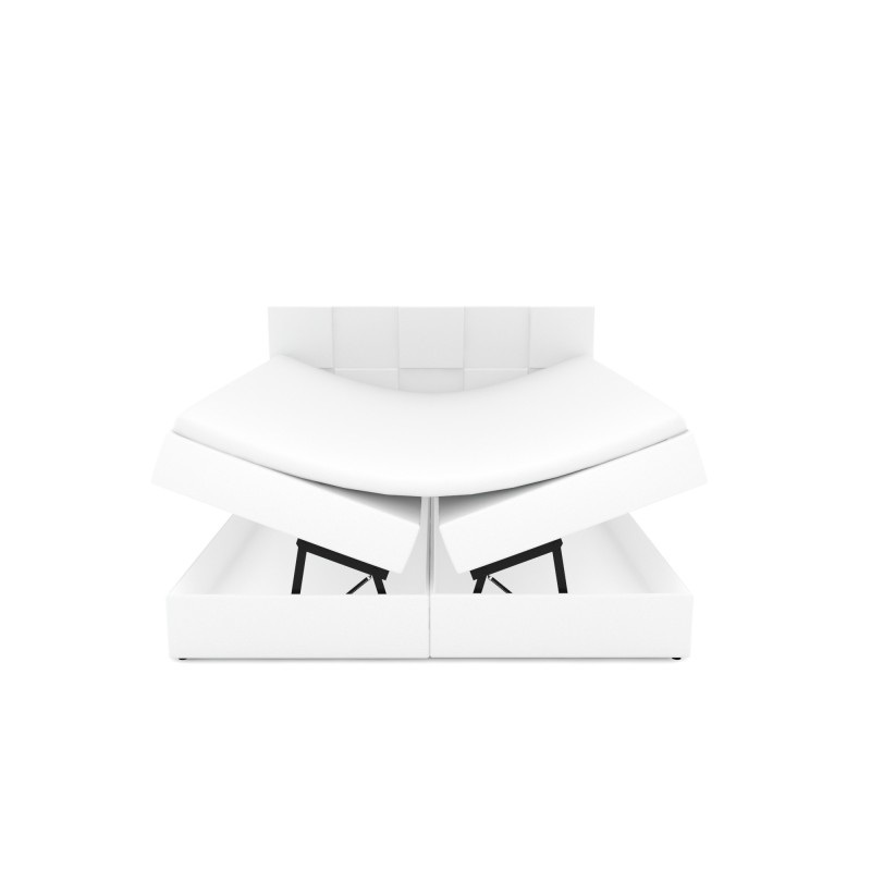 Notre lit boxspring GIA avec espace de rangement - designDISTRIKT