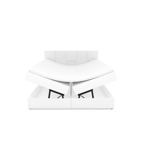 Notre lit boxspring GIA avec espace de rangement - designDISTRIKT