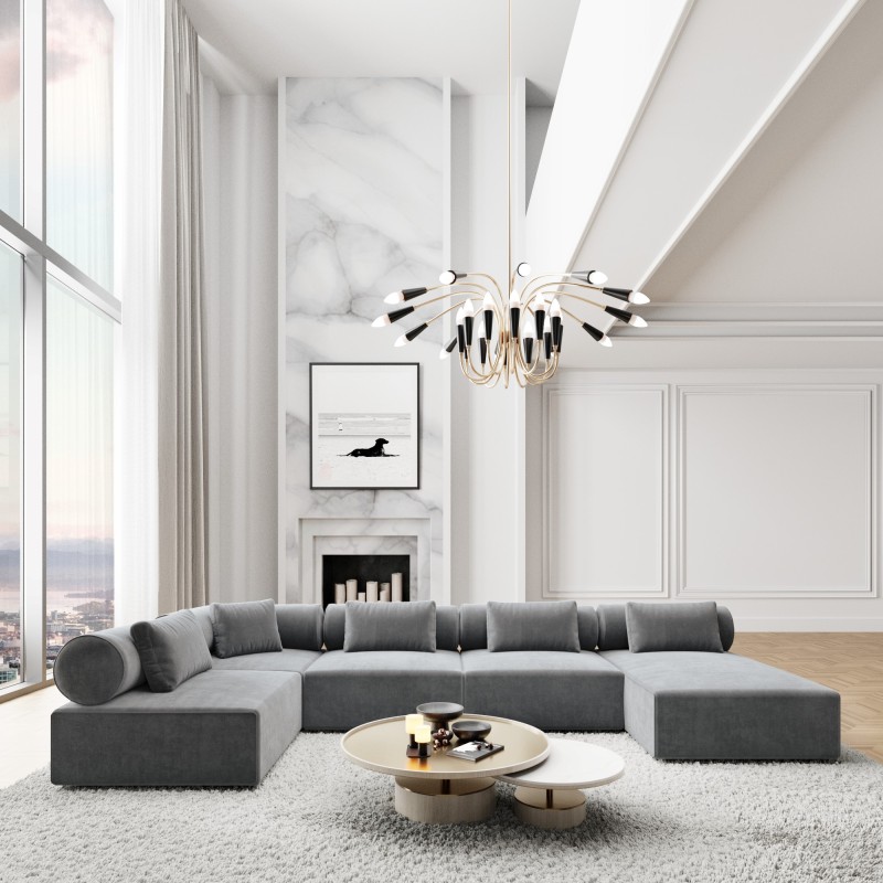 Canapé panoramique RAGUSA - Meubles jusqu'à -70% designDISTRIKT