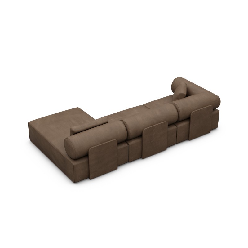 Canapé en cuir RAGUSA MINI chez designDISTRIKT