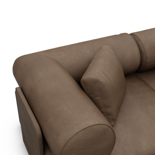 Canapé en cuir RAGUSA MINI chez designDISTRIKT