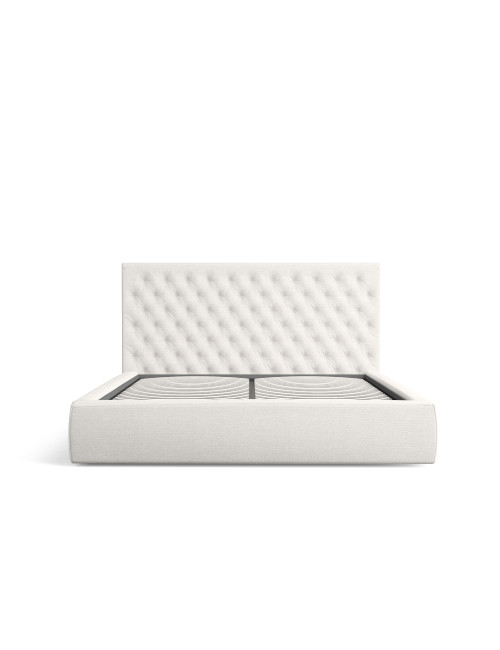 Notre lit rembourré CÉLINE avec espace de rangement - designDISTRIKT