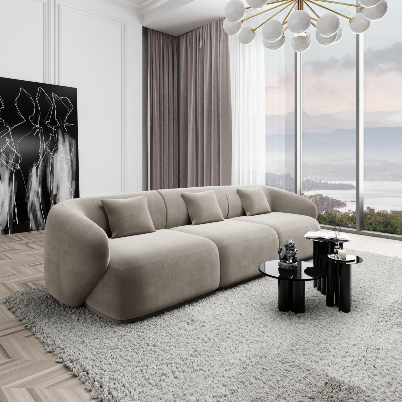 Canapé 3 places MAITANO - Des meubles jusqu'à -70% - designDISTRIKT