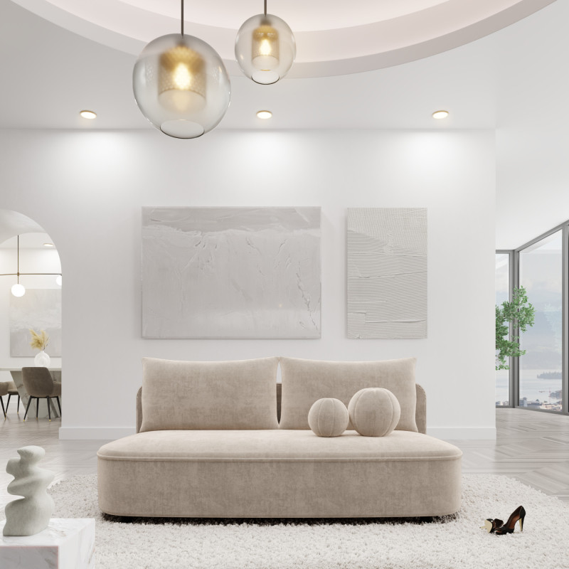 Canapé 3 places BALDO - Fonction lit - Meubles design - designDISTRIKT